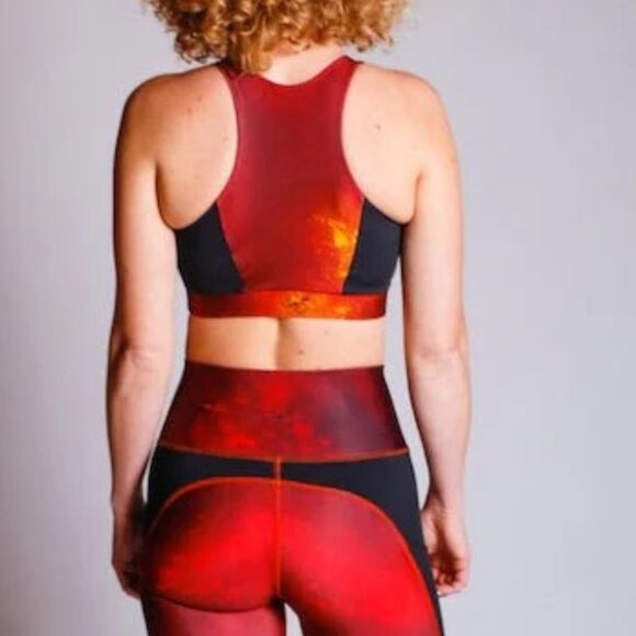 Fire Sports Bra - Full Back - Picture 4 of 10